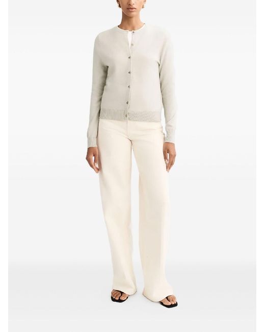 Soft Goat White Sweaters Light And Natural