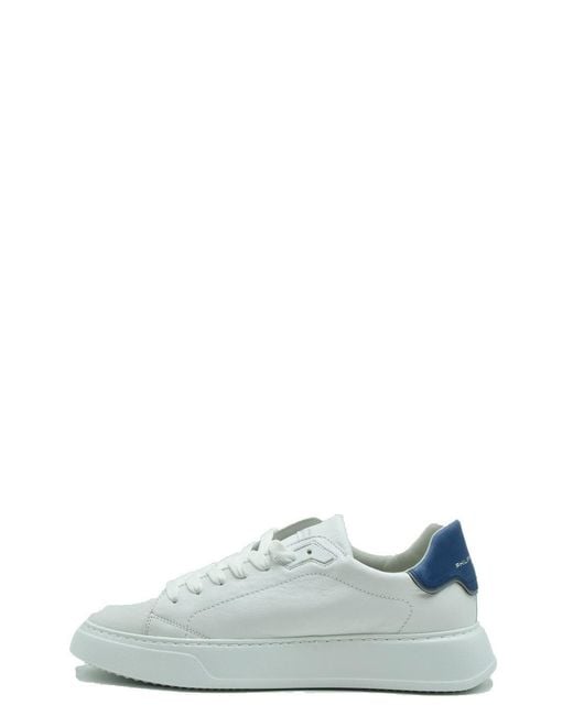 Philippe Model White Leather Sneakers for men