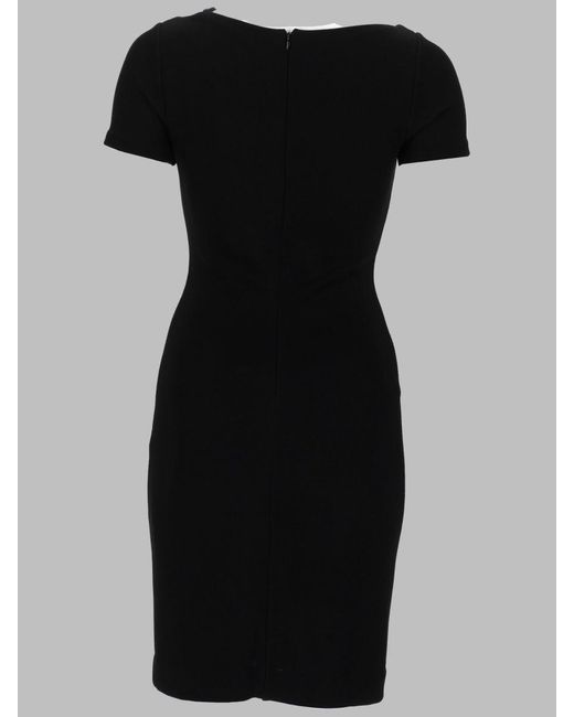DSquared² Black Chic Midi Dress