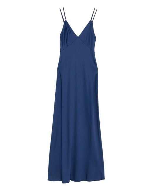 Kiro Maxi Dress di Alice + Olivia in Blue