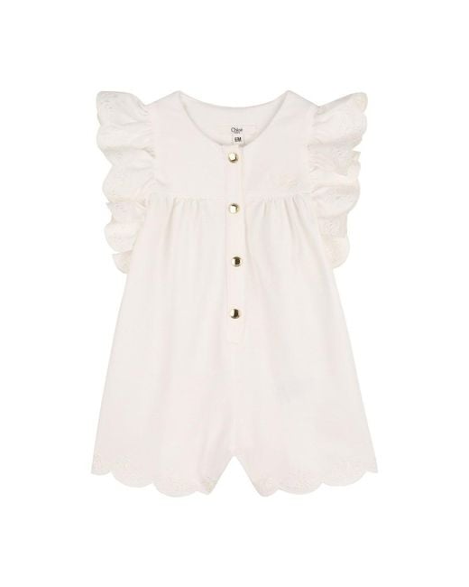 Chloé White Tuta-Short