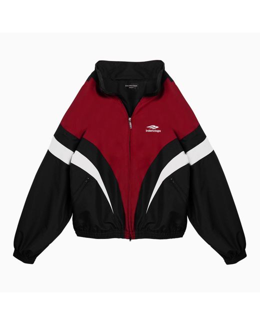Balenciaga Red Off Shoulder Tracksuit 3 B Sports Icon// Jacket for men