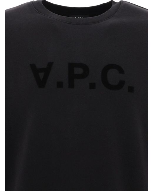 A.P.C. "vpc" Sweatshirt in het Black voor heren