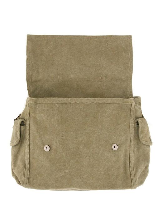 A.P.C. Metallic Shoulder Bag With Logo for men