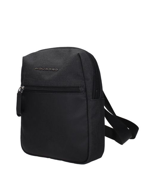Piquadro Black Crossbody Bag Fabric