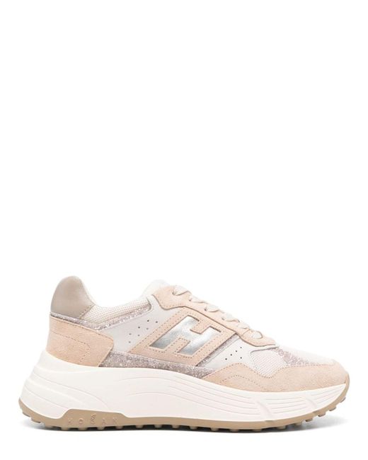 Hogan Pink Chic Sneakers For
