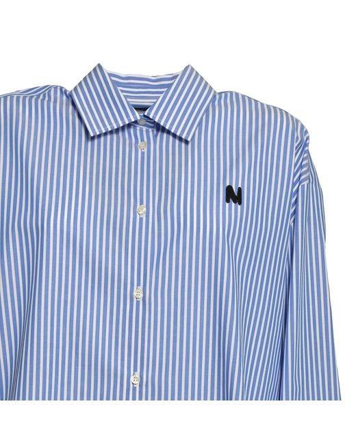 MSGM Shirts in het Blue