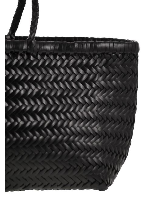 Dragon Black Dreisprung kleiner gewebter Ledertasche