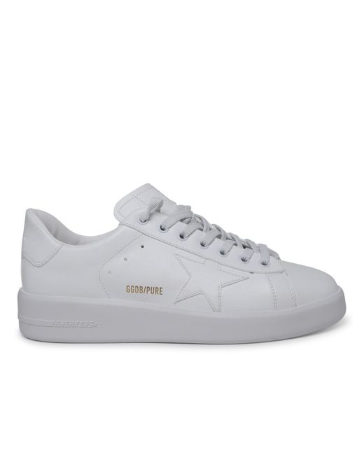 Zapatillas de oro en White Vegan Lear Golden Goose Deluxe Brand de hombre de color Gray
