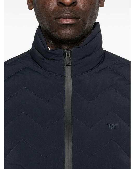 Emporio Armani Blue Down Vest
