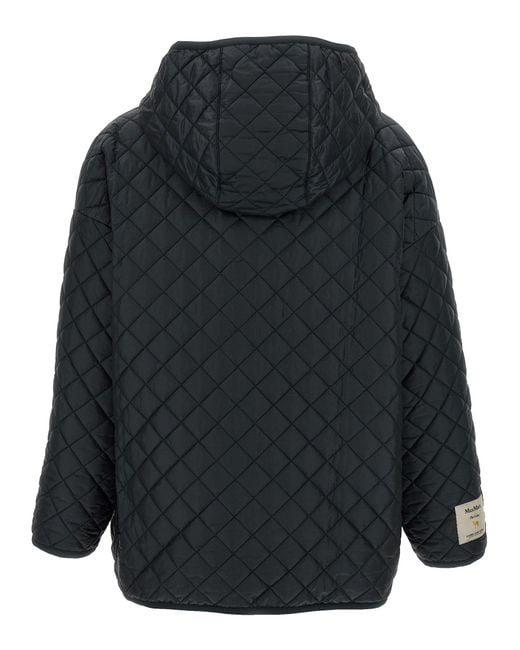 Max Mara Max Mara De Cube 'leo' Omkeerbare Jas in het Black