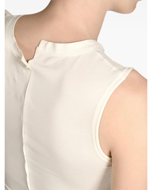 Y-3 Top Met Afwerking in het White