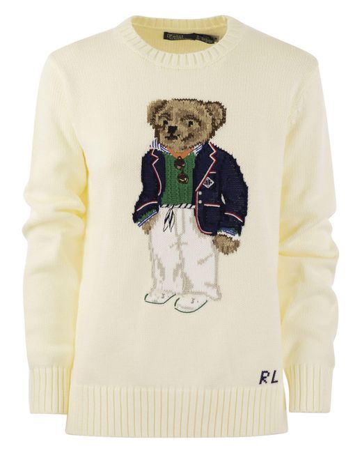 Bear Cotton Crew Nou Polo Polo Ralph Lauren en coloris Natural
