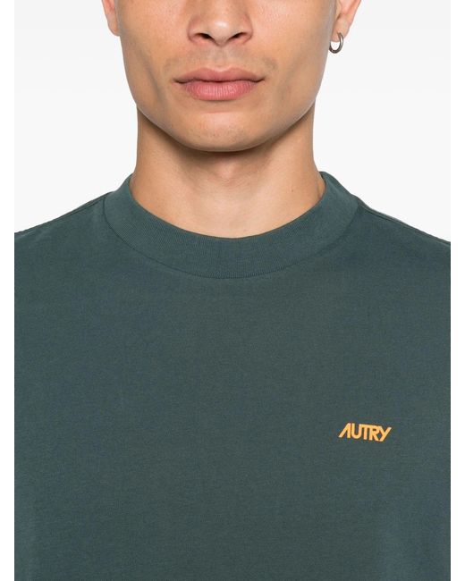 Autry Green T Shirt Main Cotton Conifer