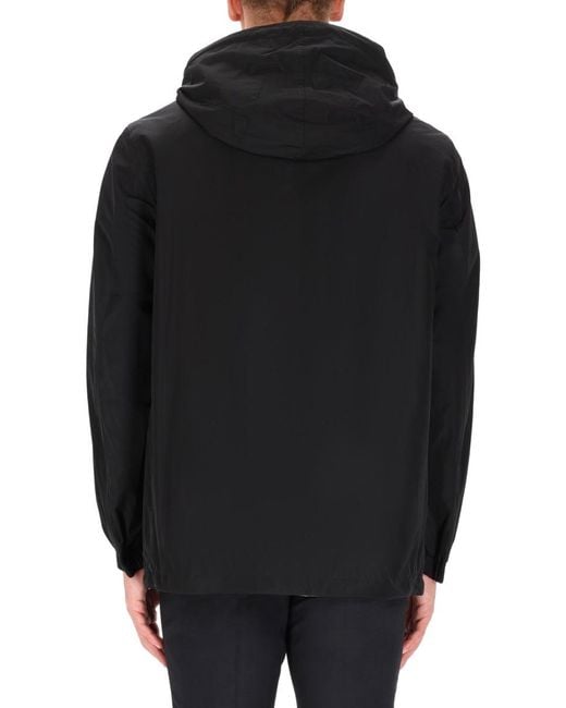 Burberry Black Reversible "Check" Jacket for men