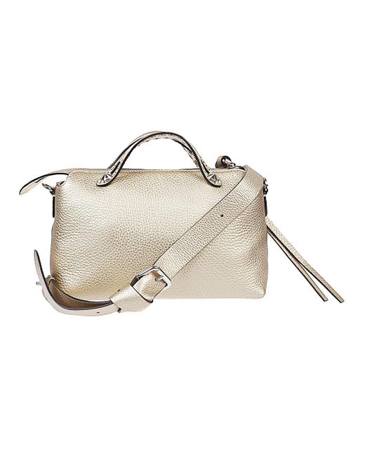 Fendi White By The Way Medium Soft Leather Handbag