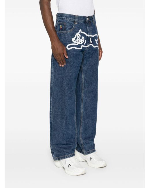 ICECREAM Running Dog Denim Jeans in het Blue voor heren