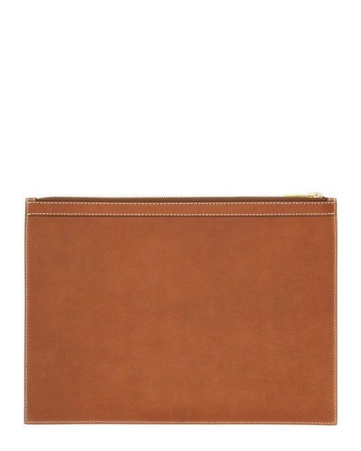Thom Browne Brown Medium Document Holder for men