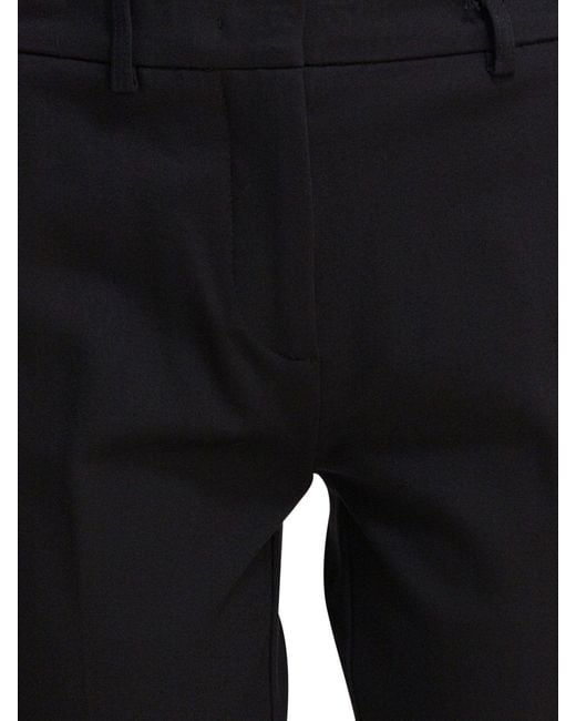Semler Black Viscose Pants Trousers