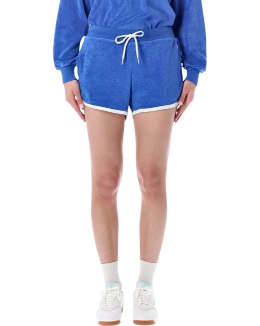 Polo Ralph Lauren Blue Drawstring Terry Shorts