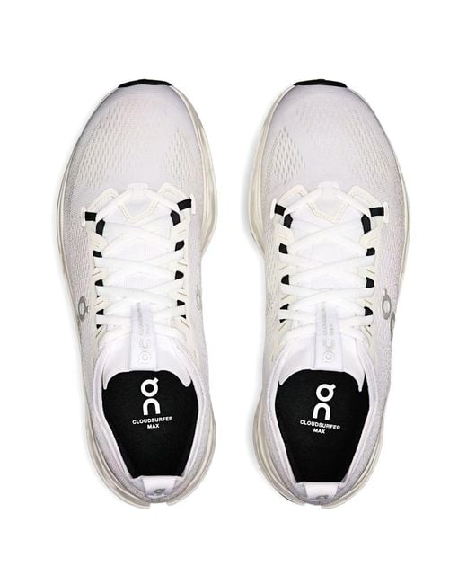 On Shoes White Cloudsurfer Max for men