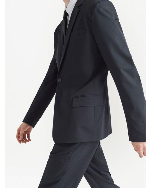 Traje Techno De Un Solo Botonadura De Prada de hombre de color Black