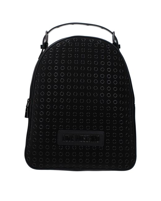 Love Moschino Black Liebe Moschino -Rucksäcke und fuppies Frauen Polyurethan schwarz