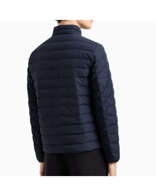 Emporio Armani Blue Eagle Down Jacket