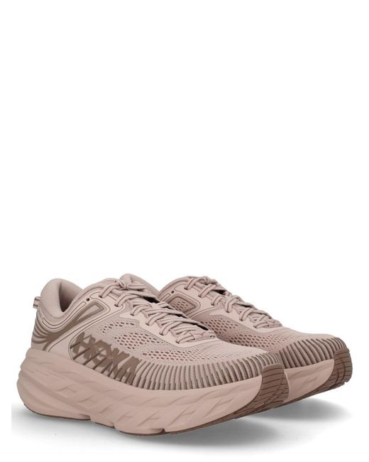 Hoka One One Brown "Bondi 7" Sneaker