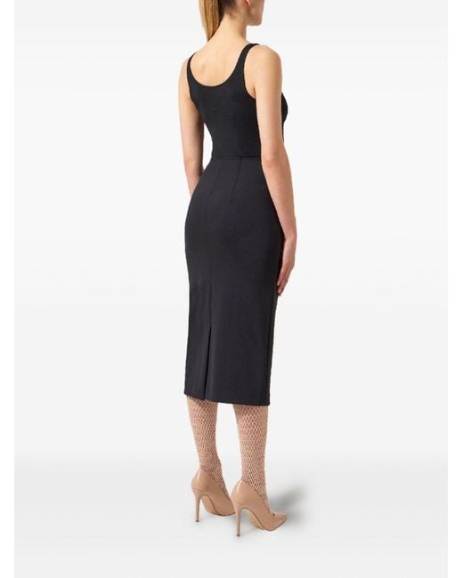 Wolford Black Grace Midi Pencil Skirt