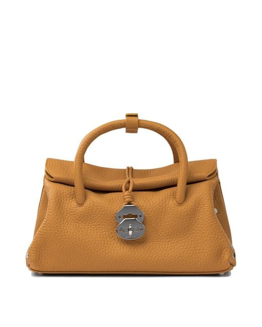 Zanellato Brown "Dotta" Handtasche