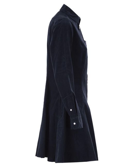 Polo Ralph Lauren Blue A-Line Shirt Dress