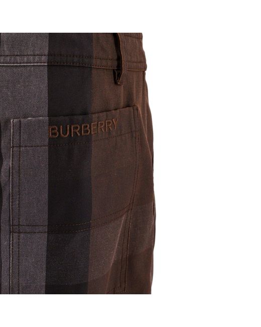 Burberry Brown Wide Trousers