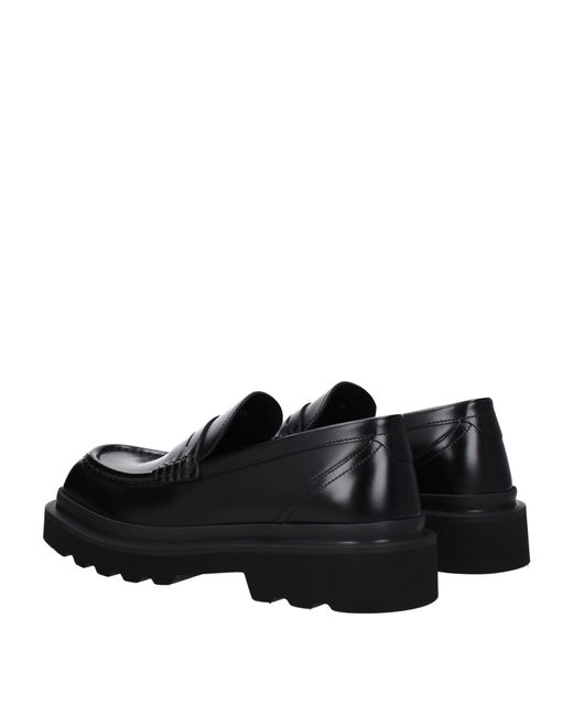 Dolce & Gabbana Mocassini Männer Haut schwarz in Black für Herren