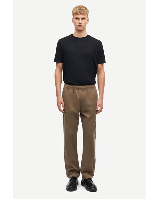 Pantalones marrón Samsøe & Samsøe de hombre de color Gray