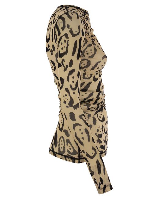 Camiseta de tul de bis Sportmax de color Brown