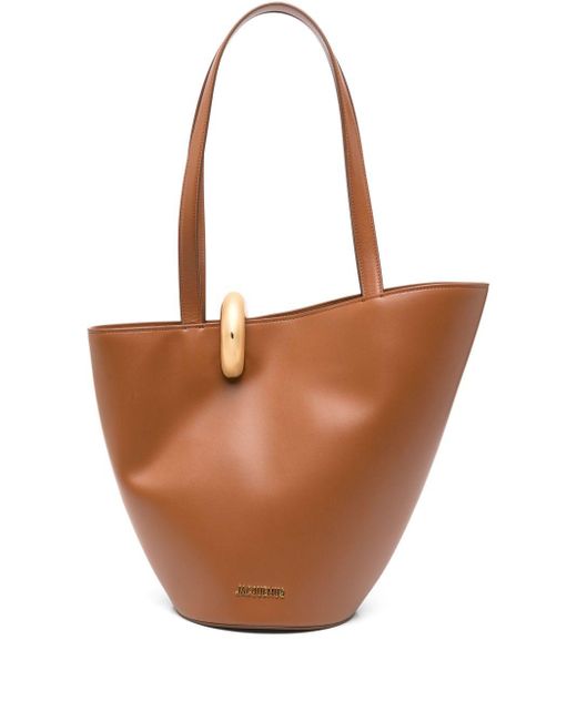 Jacquemus The Average Bambola Shopper in het White