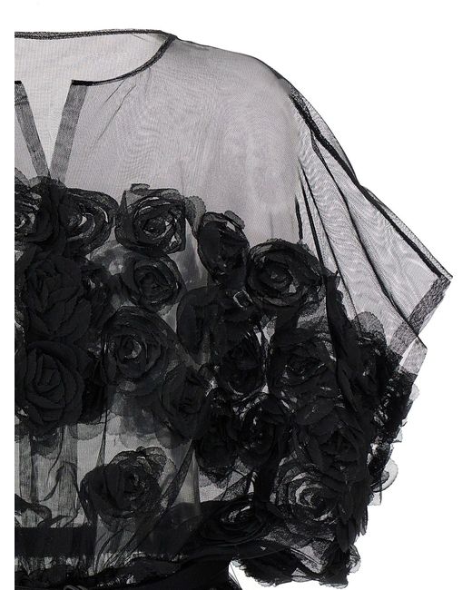 Norma Kamali Black 'Super OS' Kleid