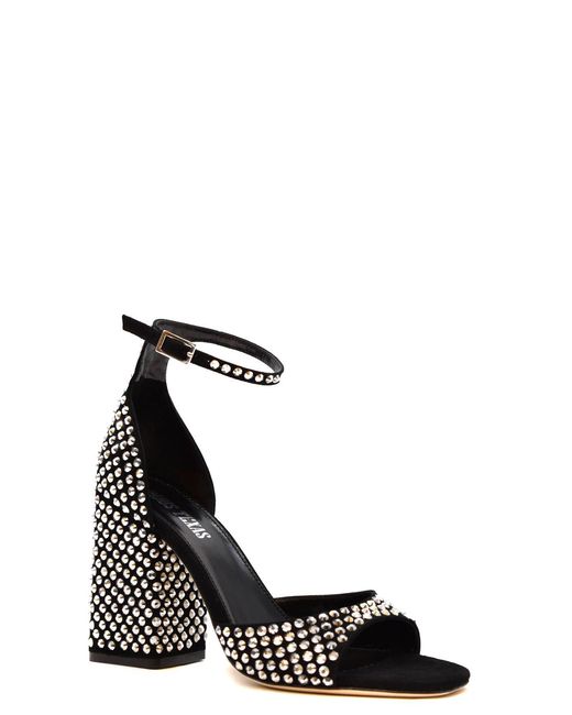 Paris Texas Black Sandals