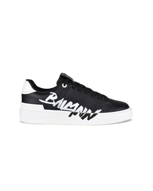 Balmain Black B-Court Sneakers
