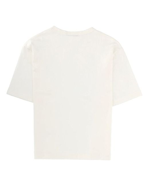 Studio Nicholson White T-Shirt "Lee"