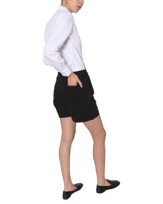 Aspesi Black Solid Shorts