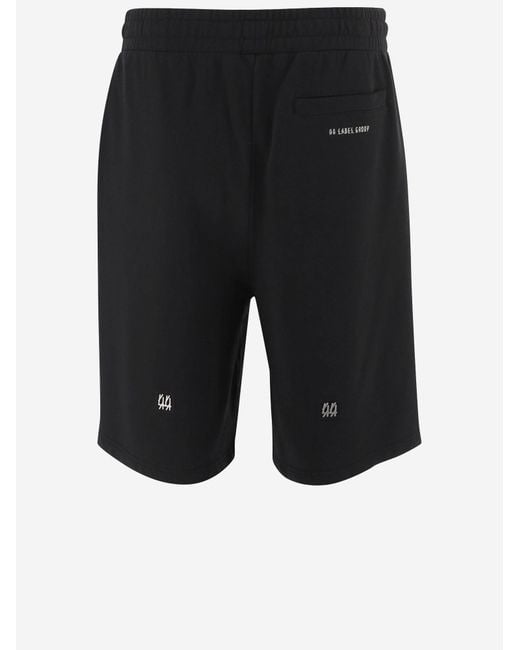 44 Label Group Black Cotton Shorts