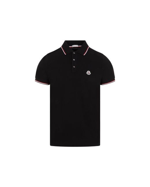 Moncler White Ss Polo T Shirt