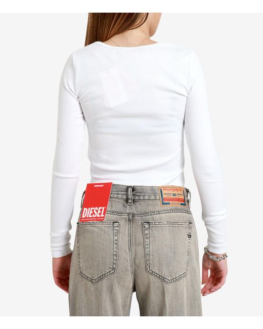 DIESEL White Sweaters