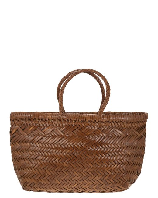 Dragon Brown Triple Jump Small Woven Bag