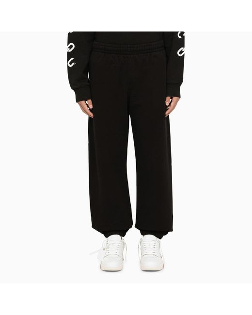 Off-White c/o Virgil Abloh Off Whitetm Black Stretch Cotton Joggers for ...