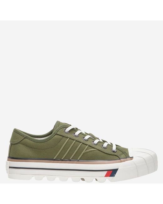 Pro Keds Green Intrepid Canvas Sneakers for men