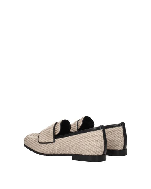 Max Mara White Woven Loafer