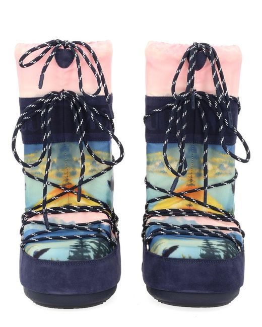 Moon Boot X Guest In Residence Blue Moon Boot Per Guest for men